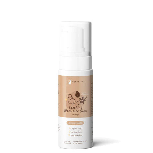 Soothing Almond & Vanilla Natural Waterless Bath for Dogs 8 oz - Image 2