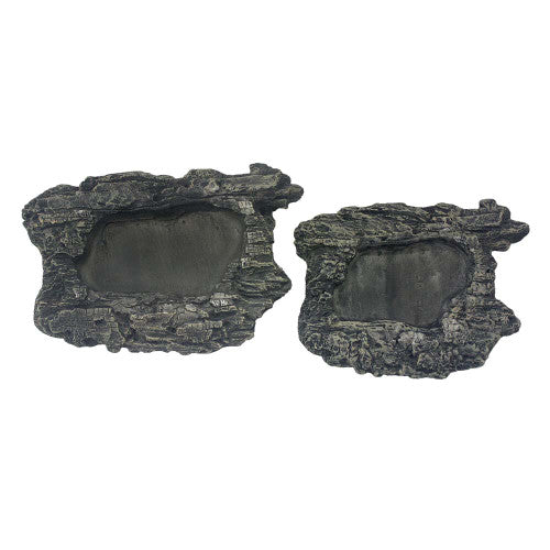 Komodo Habitat Rock Bowl Black/Tan LG - Image 2