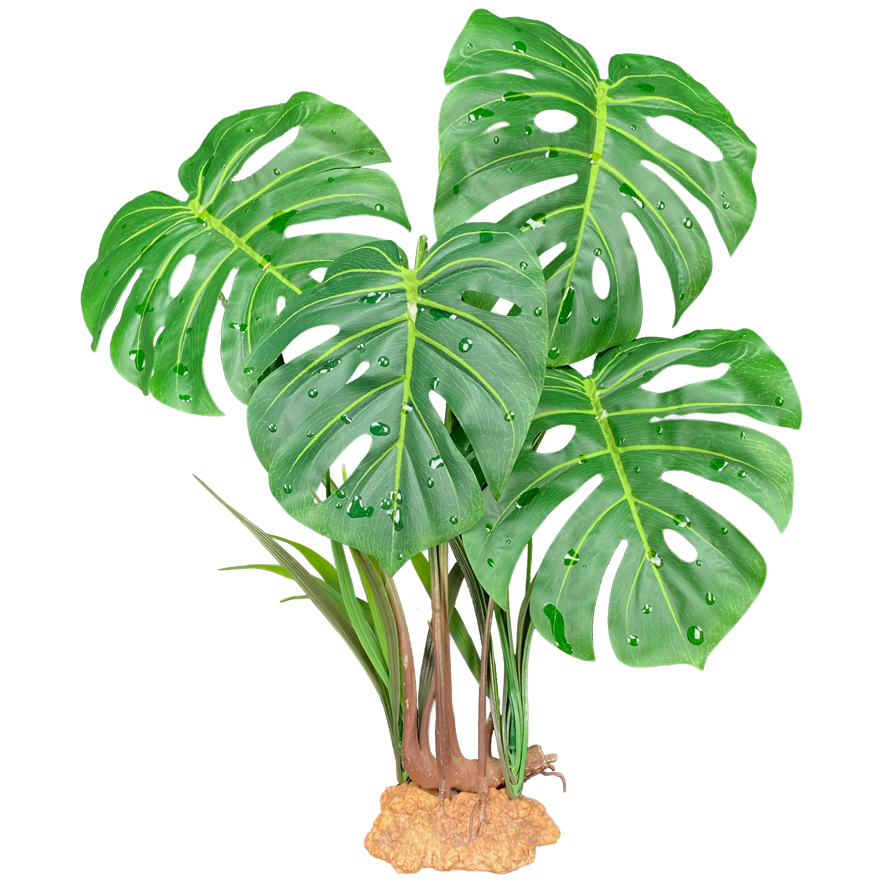 Komodo Standing Plant Monstera Leaf 18 in