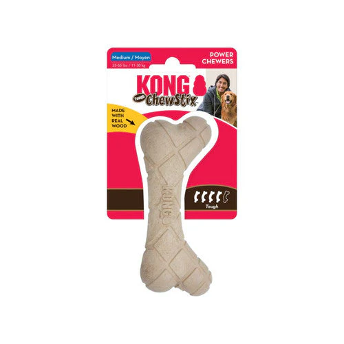 KONG ChewStix Tough Femur Dog Chew Natural Medium - Image 2