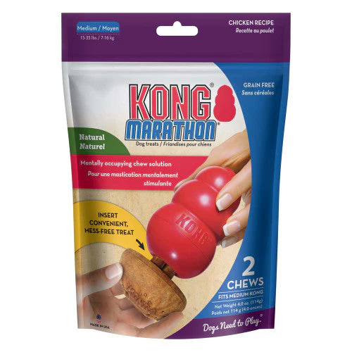 KONG Marathon Dog Treats Chicken 2pk MD - Image 2
