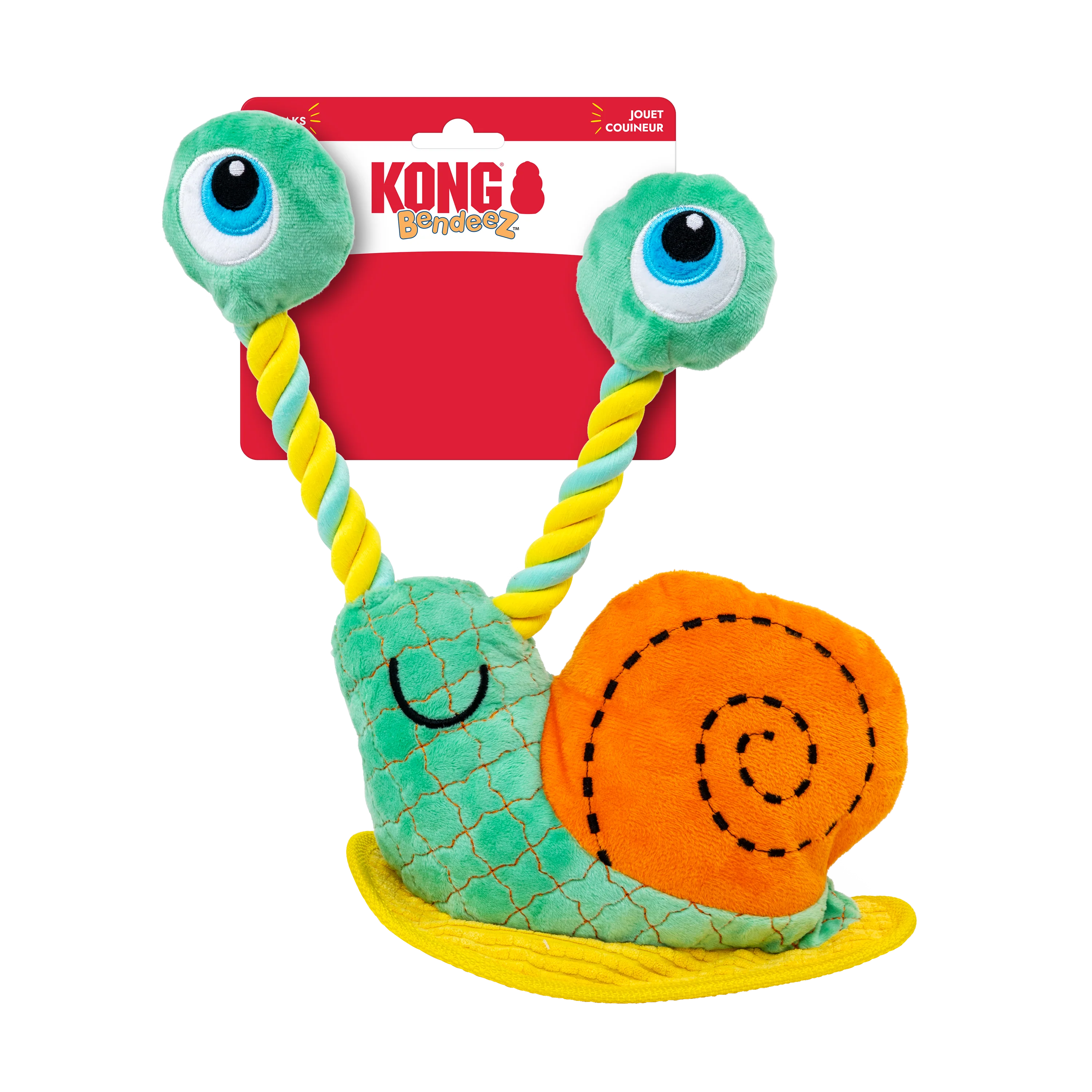 KONG Bendeez Dog Toy Snail Large