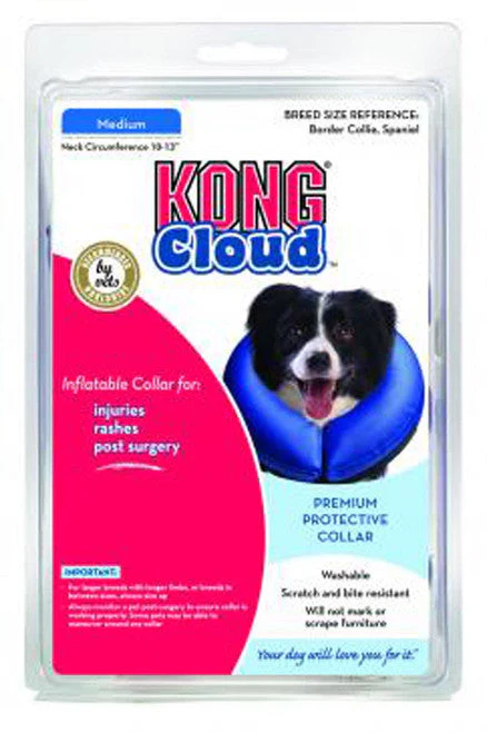 KONG Inflatable E-Collar Blue MD - Image 2