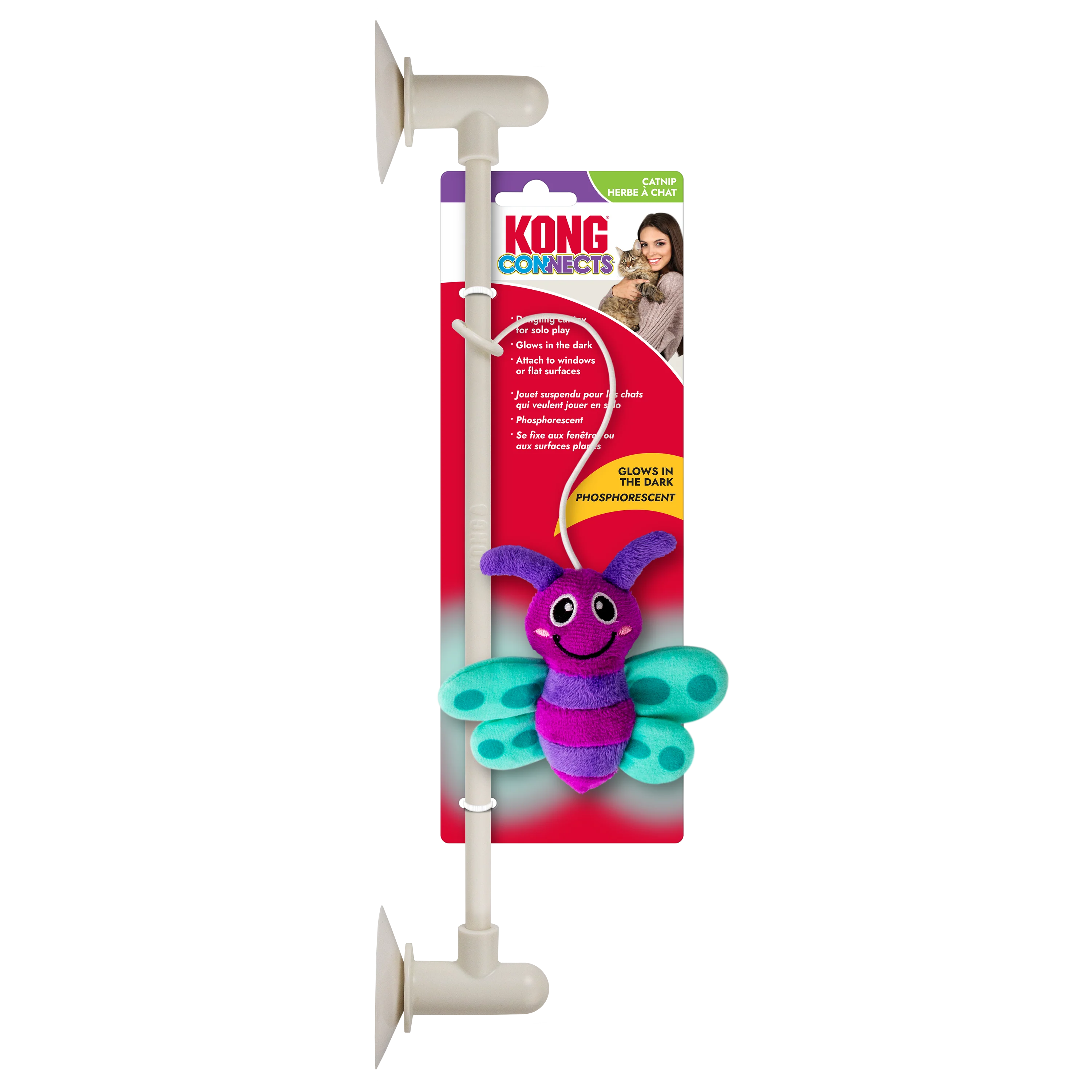 KONG Connects Glow Firefly Cat Toy