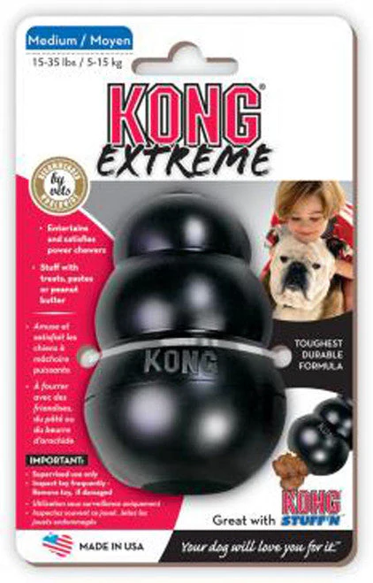 KONG Extreme Dog Toy Black MD - Image 2
