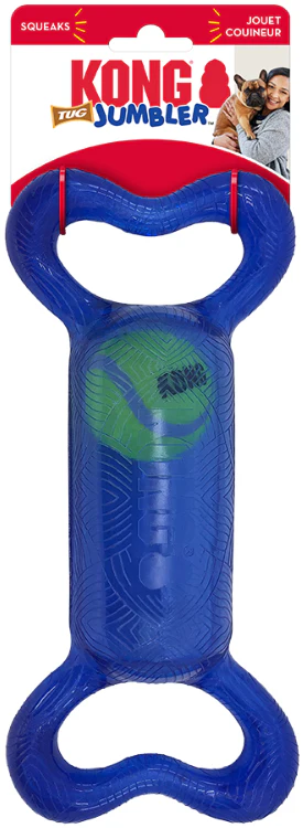 KONG Jumbler Tug Dog Toy Assorted Color Small/Large