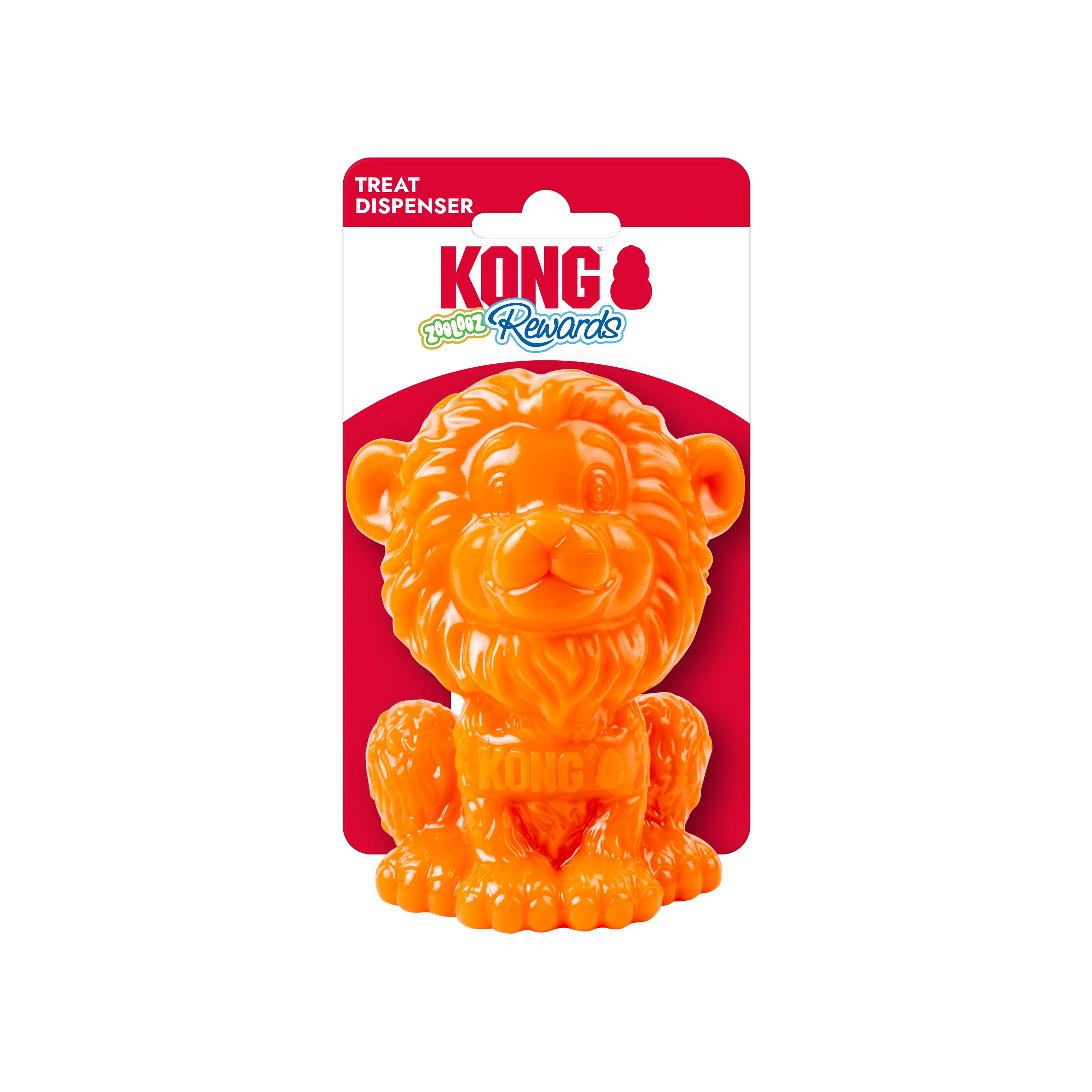 KONG kONG Rewards Zoolooz Lion Dog Toy Medium