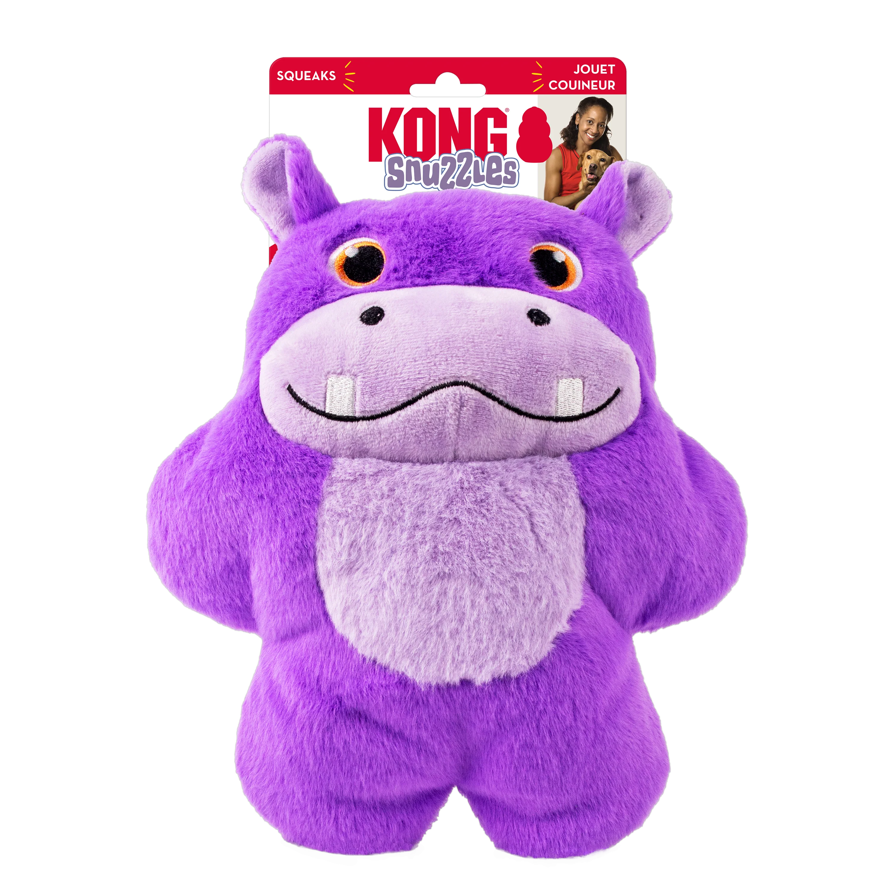 KONG KONG Snuzzles Hippo Dog Toy X-Large