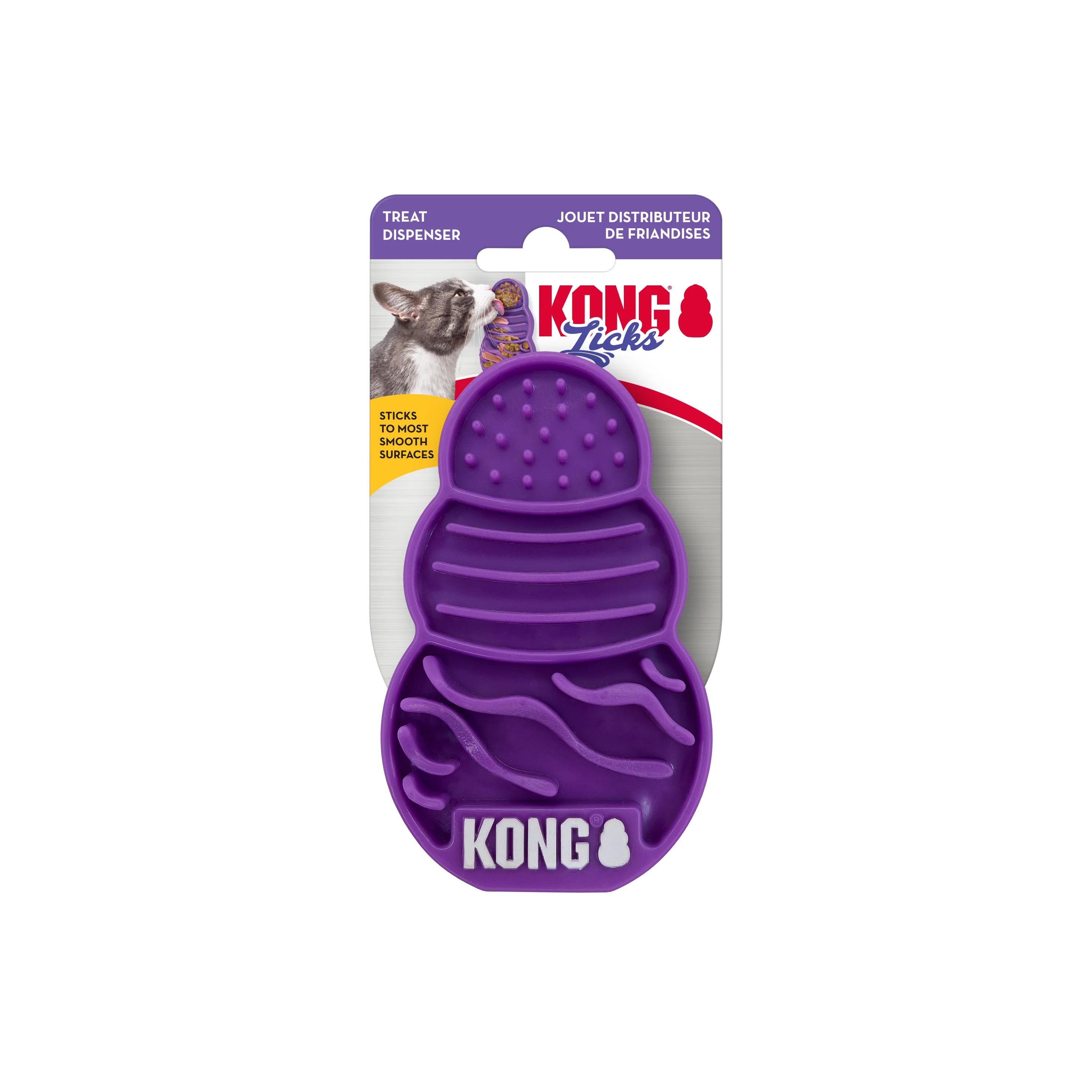 KONG Licks Kitty Cat Treat Toy Small