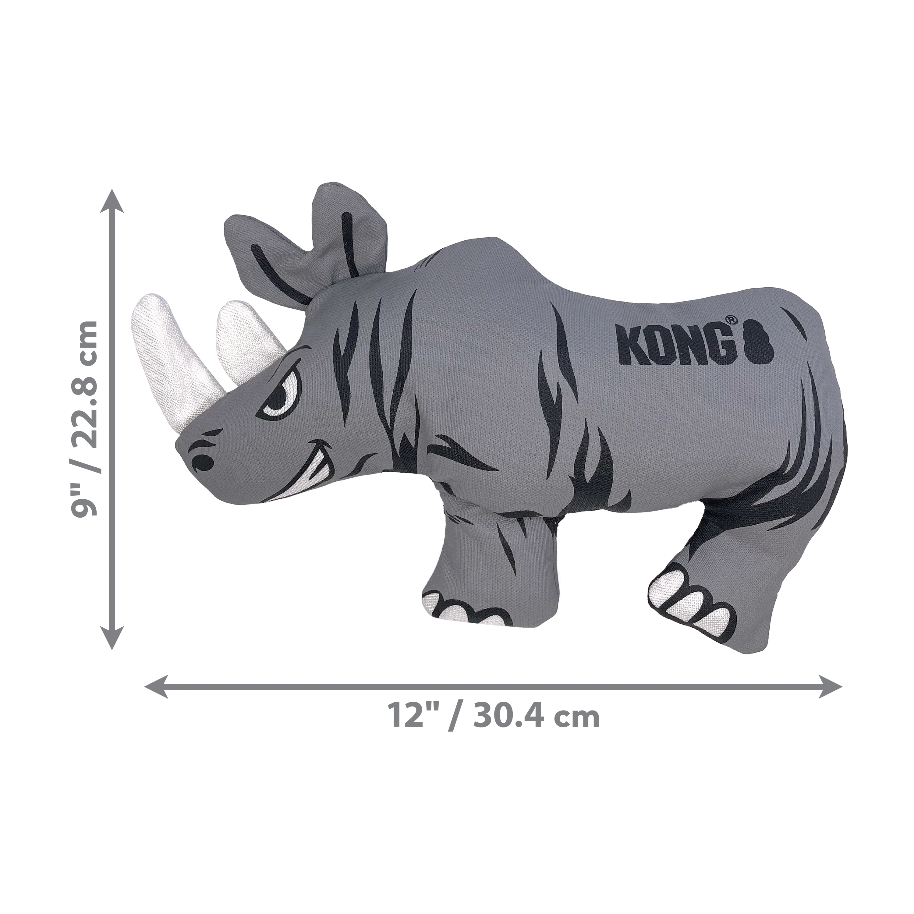 KONG Maxx Friends Dog Toy Rhino Large
