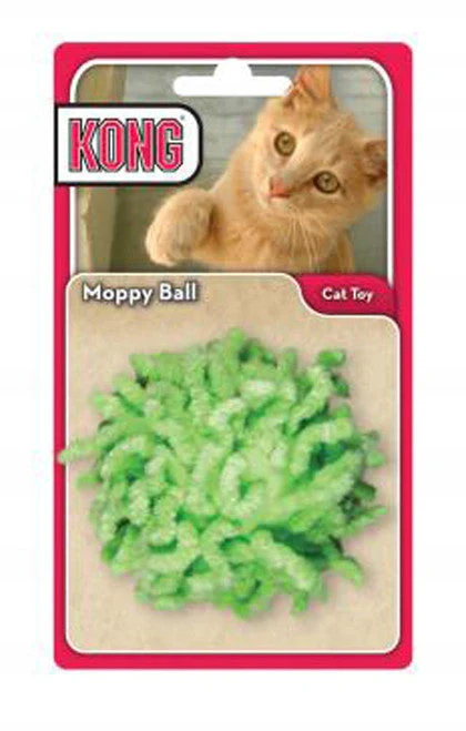 KONG Moppy Ball Cat Toy Assorted One Size - Image 2