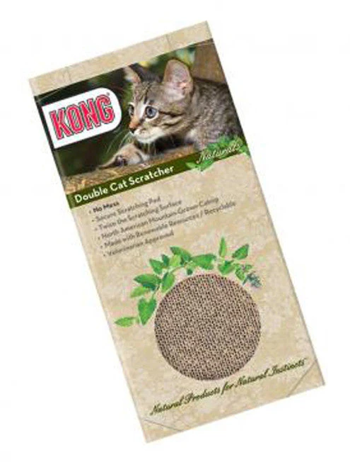 KONG Double Cat Scratcher Brown One Size - Image 2