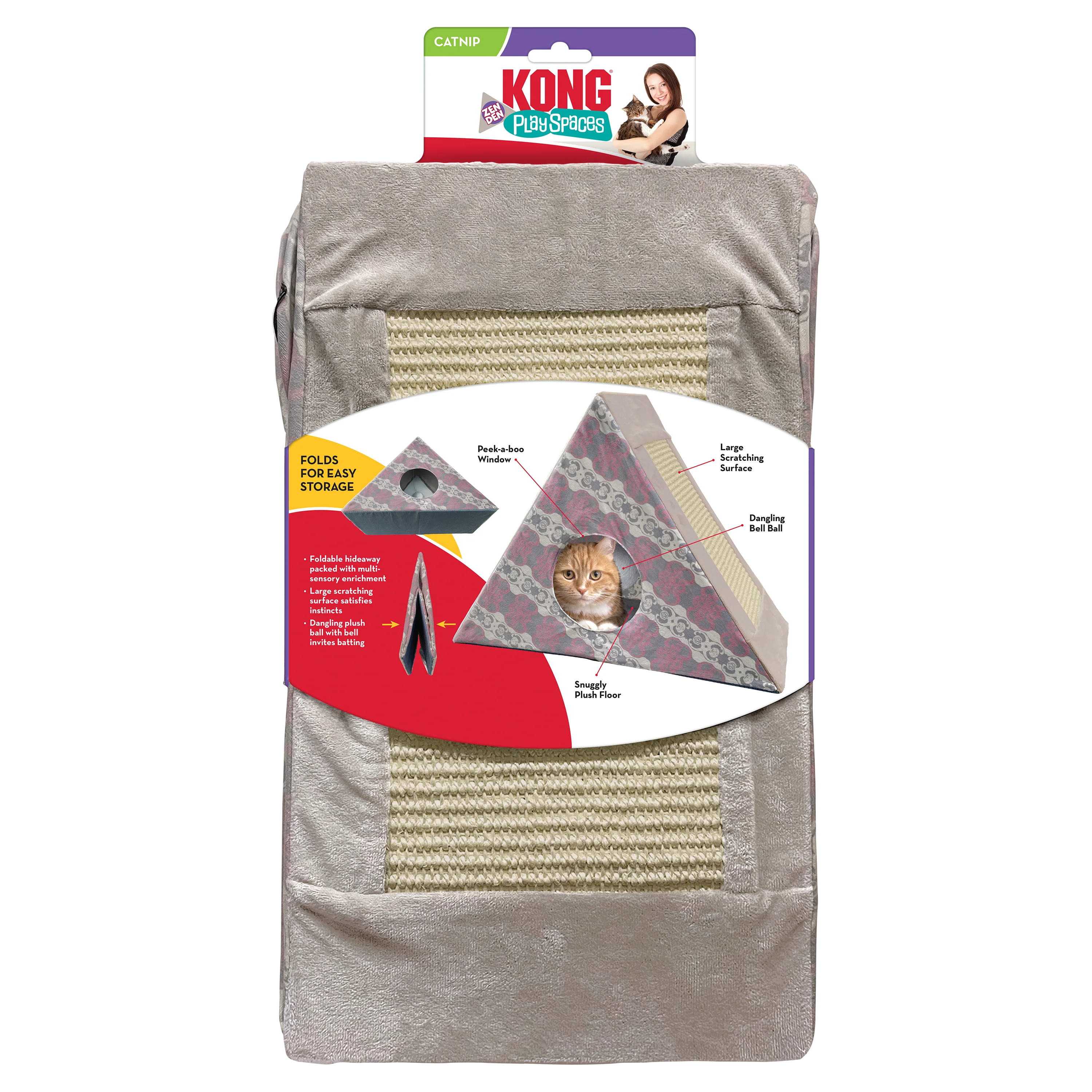KONG Play Spaces Zen Den Cat Toy