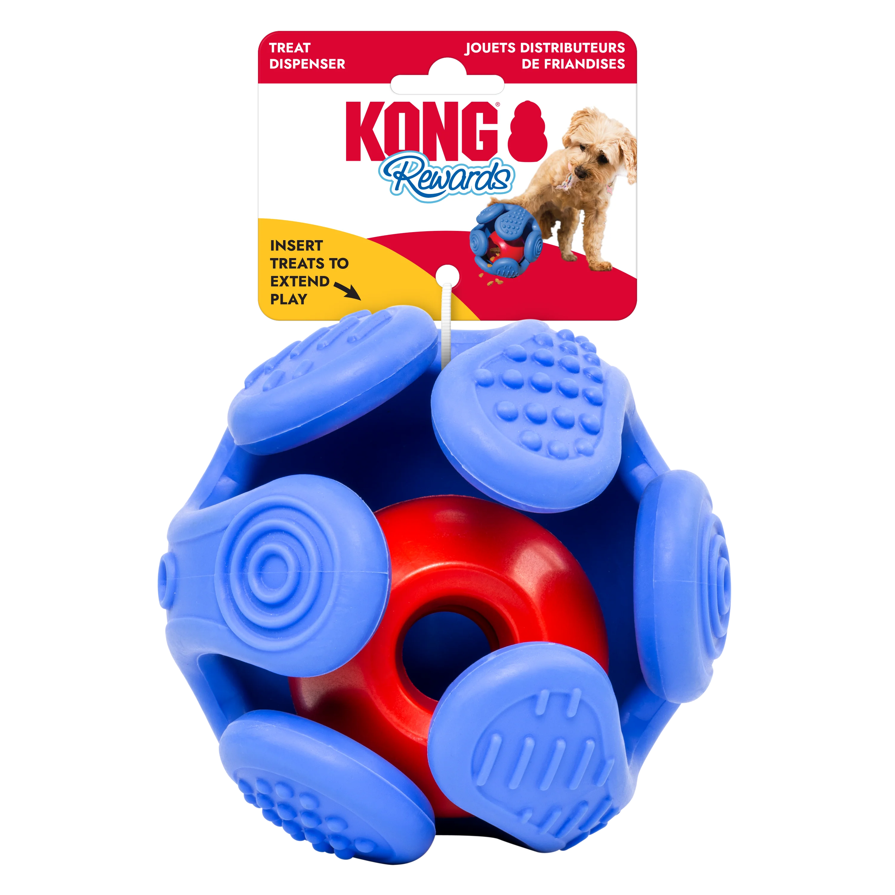 KONG Rewards Wrapz Treat Dispenser Medium/Large