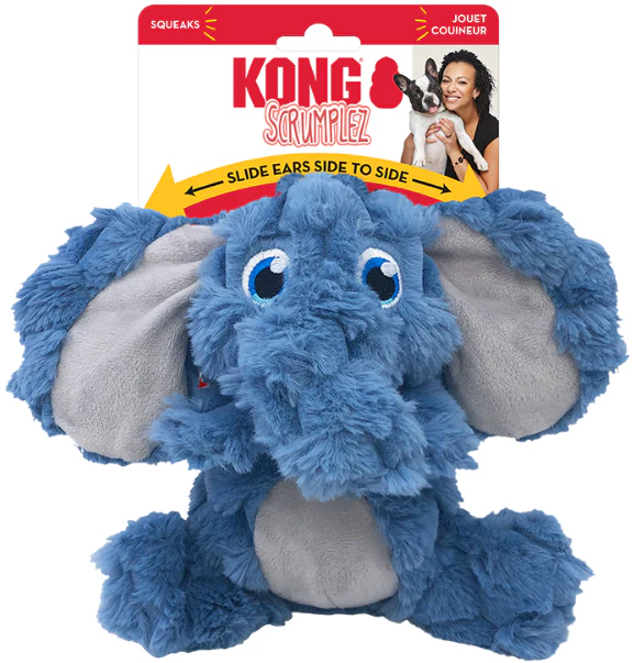KONG Scrumplez Dog Toy Elephant Medium