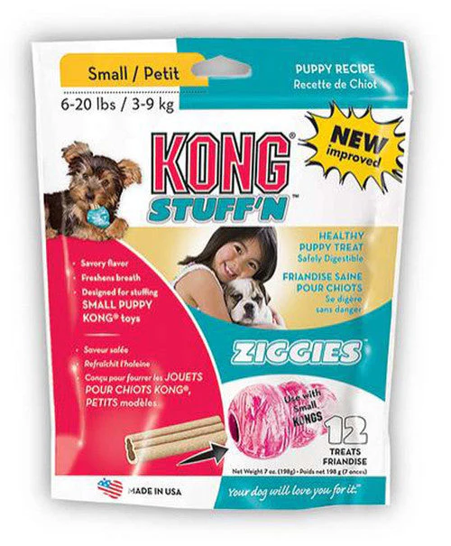 KONG Stuff'N Ziggies Puppy Treat 7oz 12ct SM - Image 2