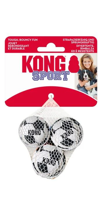 KONG Sport Soccer Balls Dog Toy Soccer Ball X-Small, 3 pk