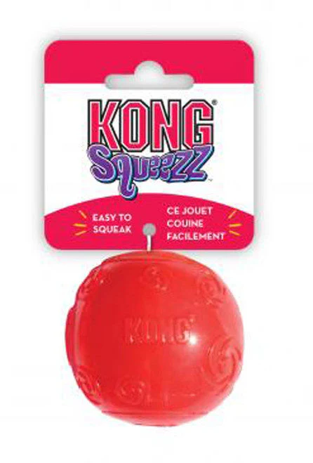 KONG Squeezz Ball Dog Toy Color Assorted MD (D) - Image 2