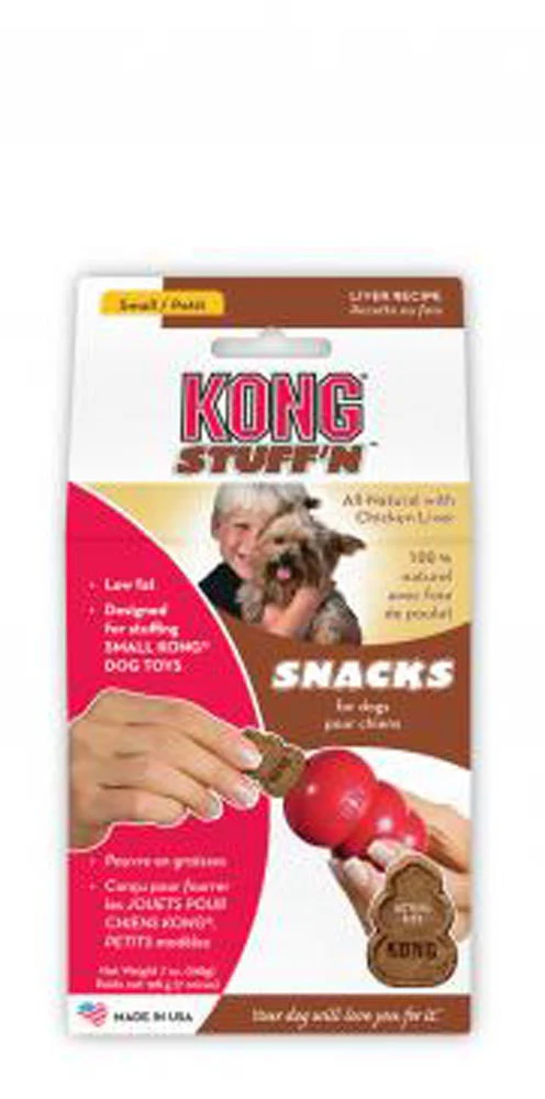 KONG Stuff'N Snacks Dog Treats Liver SM 8oz