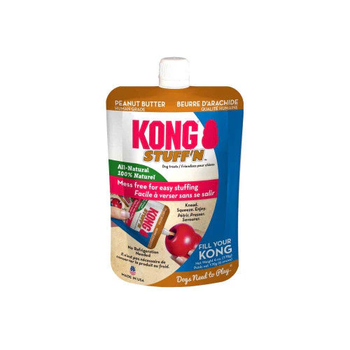 KONG Stuff'N Dog Treat Paste Pouch Peanut Butter 6oz - Image 2