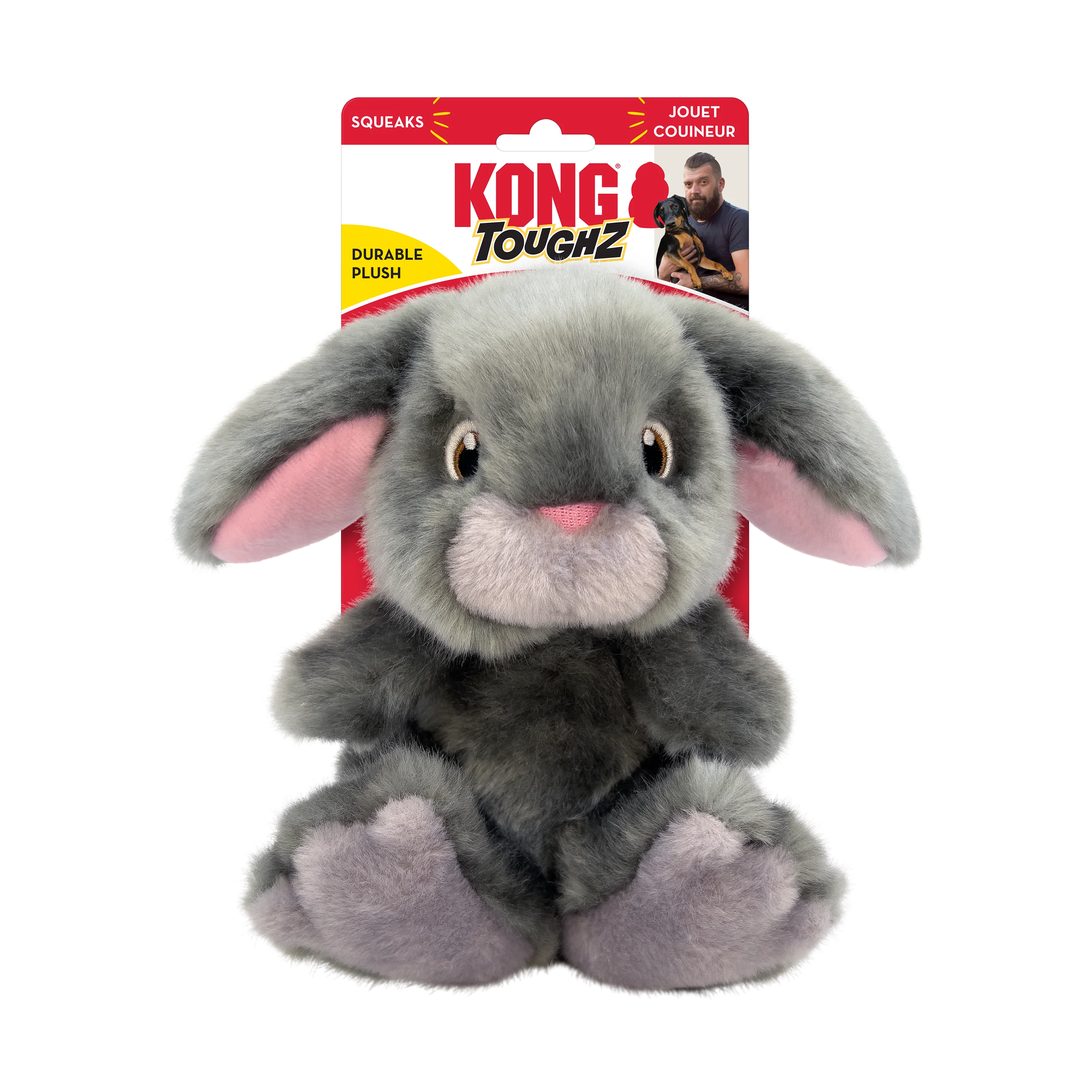 KONG Toughz Dog Toy Bunny Medium