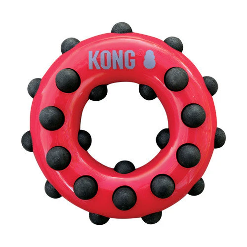 KONG Dotz Circle Dog Toy LG - Image 2
