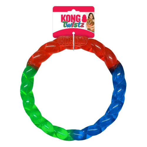 KONG Twistz Ring Dog Toy Multi-Color SM - Image 2