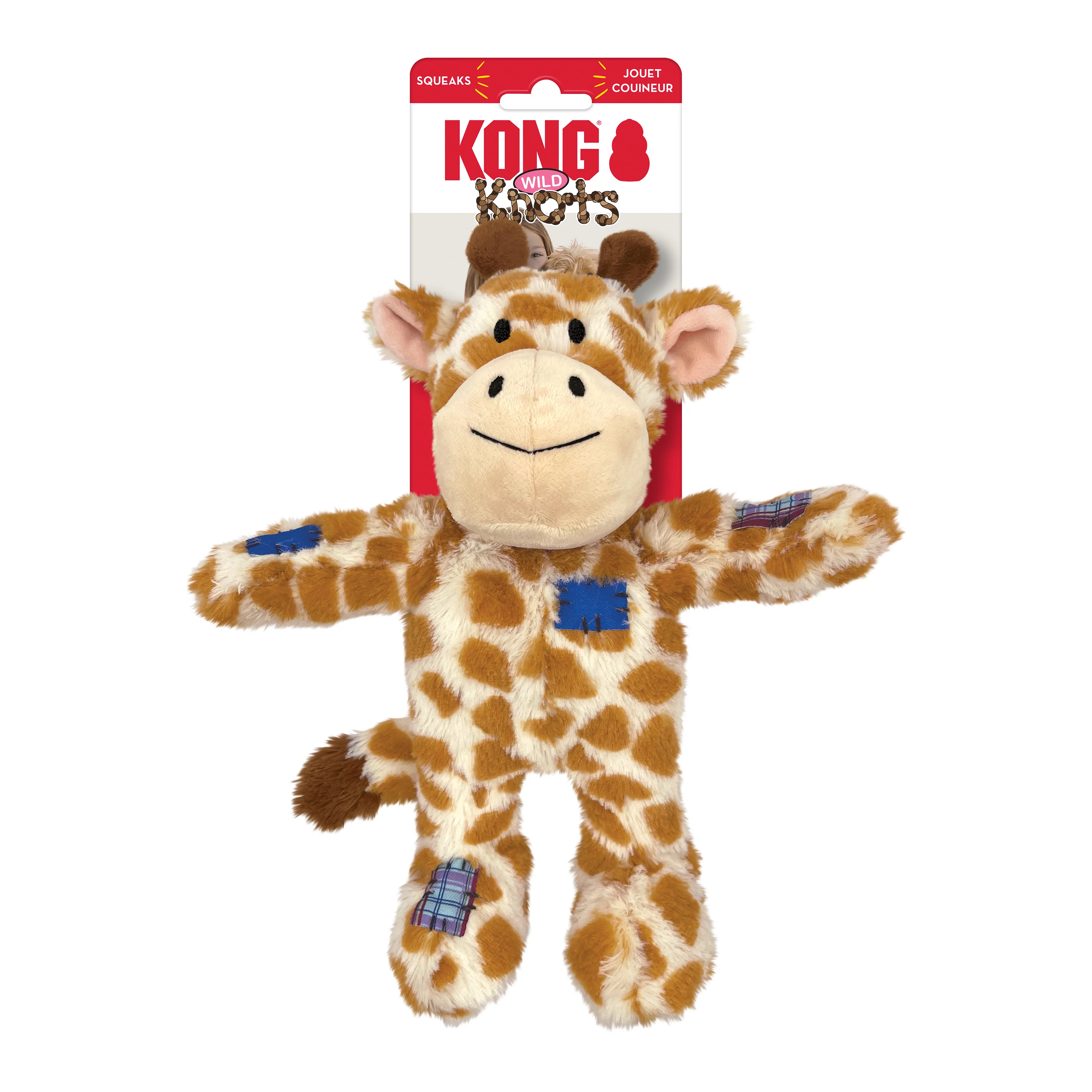KONG Wild Knots Dog Toy Giraffe Medium/Large