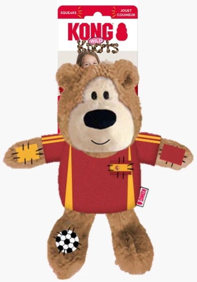 KONG Wild Knots Sport Bear Dog Toy Spain Medium