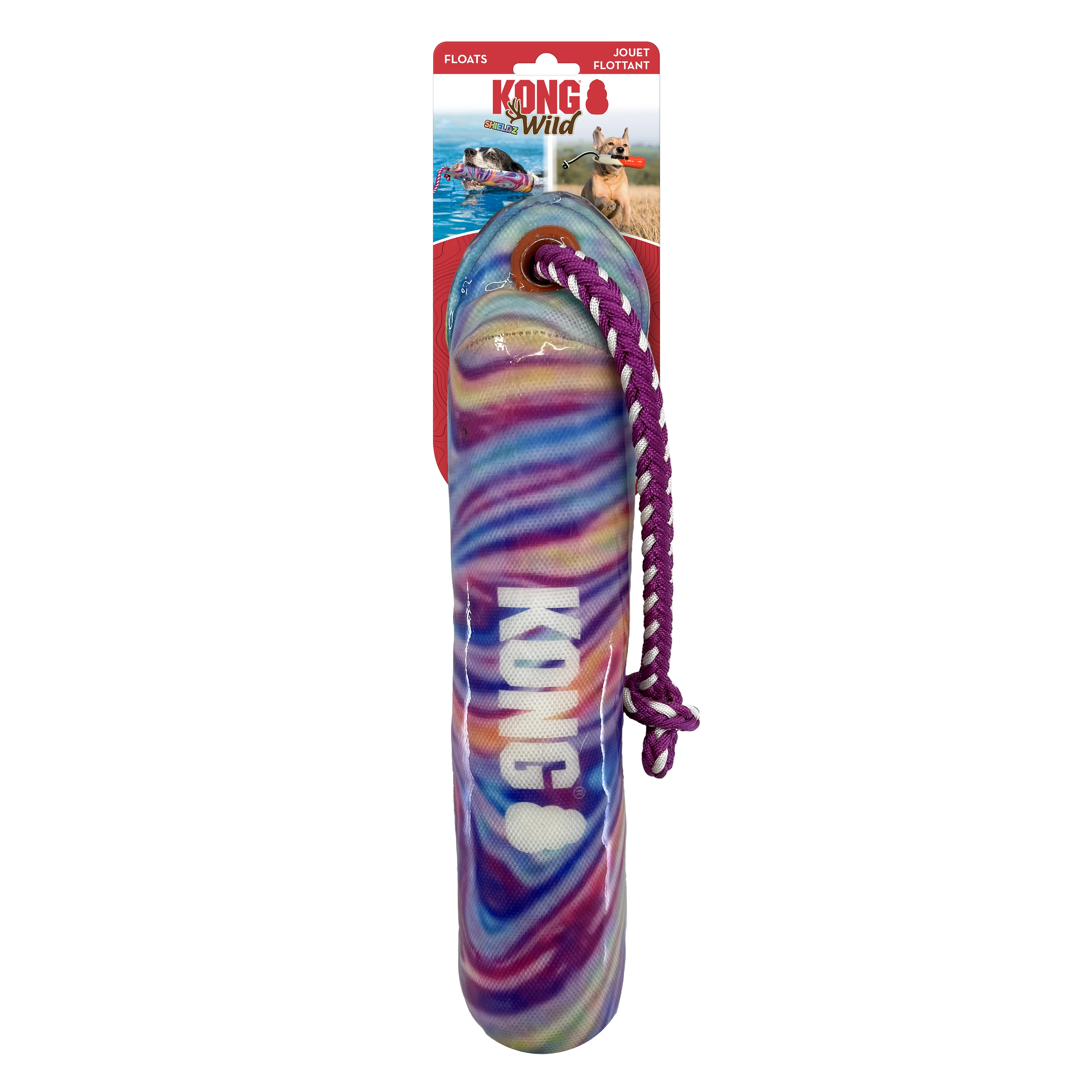 KONG Wild Shieldz Dog Training Dummy Swirl Medium/Large