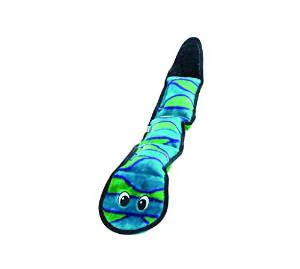 Outward Hound Invincible Snake 3 Squeaker Blue/Green {L+b}006792 - Image 2