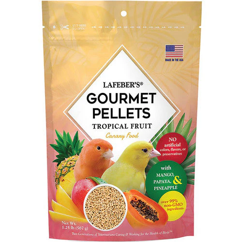 Lafeber Company Tropical Fruit Gourmet Pellets Canary Bird Food 1.25lb - Image 2