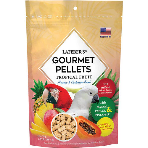 Lafeber Company Tropical Fruit Gourmet Pellets Macaw Bird Food 1.25lb - Image 2