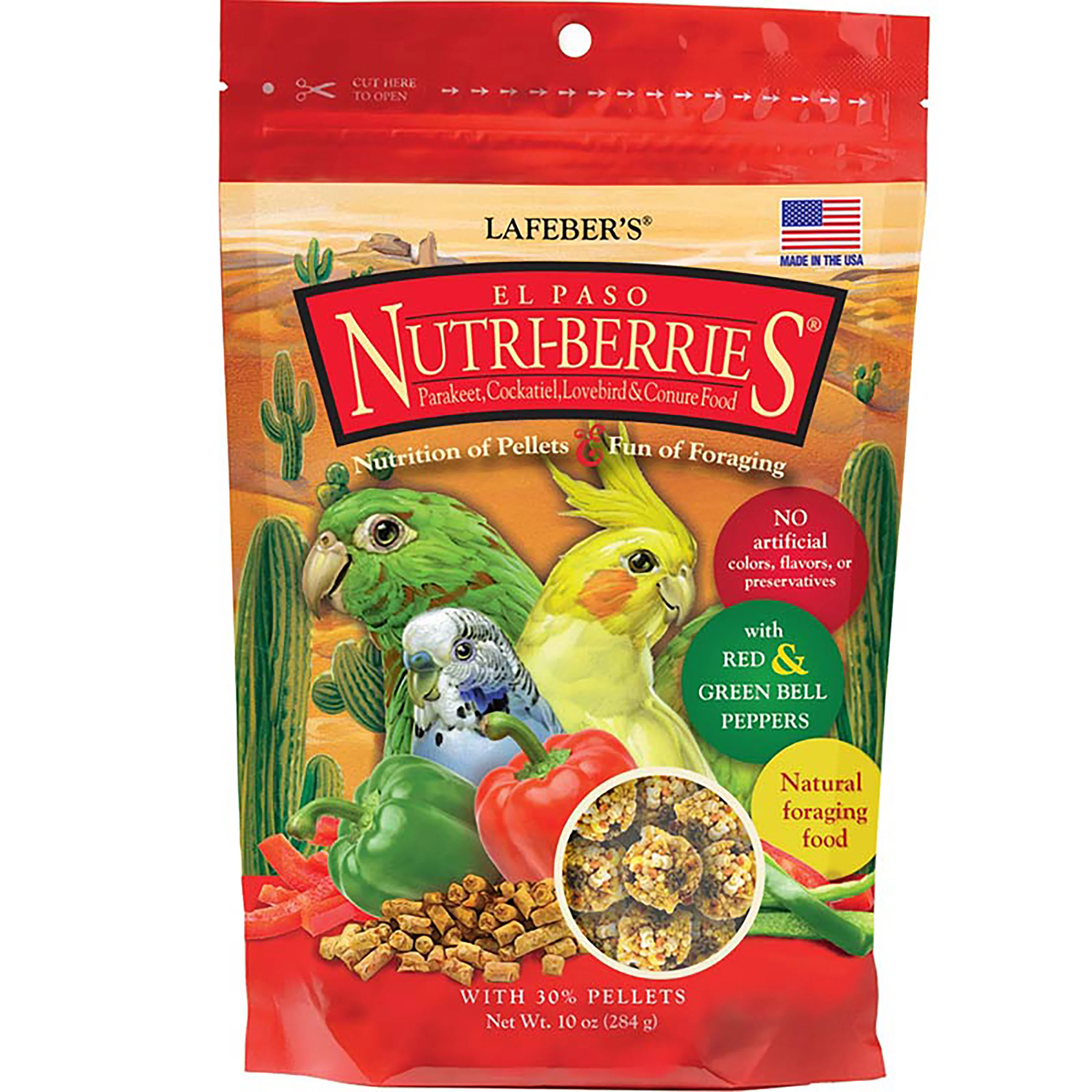 Lafeber Company El Paso Nutri-Berries Small Bird Food 10 oz