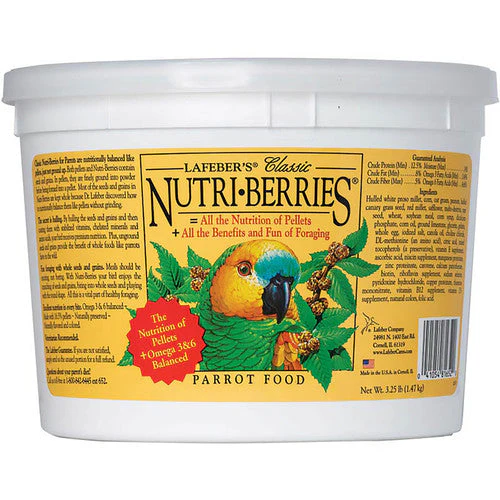 Lafeber Company Classic Nutri-Berries Parrot Food 3.25lb - Image 2