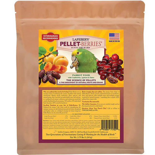Lafeber Company Pellet-Berries Sunny Orchard Parrot Food 2.75lb - Image 2