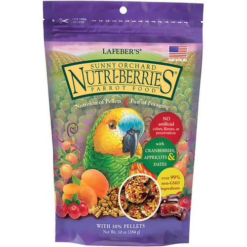 Lafeber Company Sunny Orchard Nutri-Berries Parrot Food 10oz - Image 2