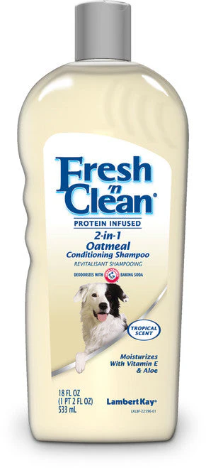 Fresh N Clean 2in1 Conditioning Shampoo Oatmeal W/Baking Soda Tropical 18 fl. oz - Image 2