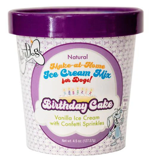Lazy Dog Make at Home Ice Cream Mix Birthday Cake Flavor 4.5 oz