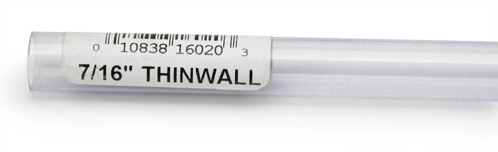 Lees Thinwall Rigid Aquarium Tubing Clear 7/16 in x 36 in