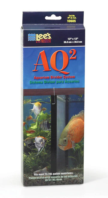 Lees AQ2 Aquarium Divider System Black 15/20 gal 12x12 in - Image 2