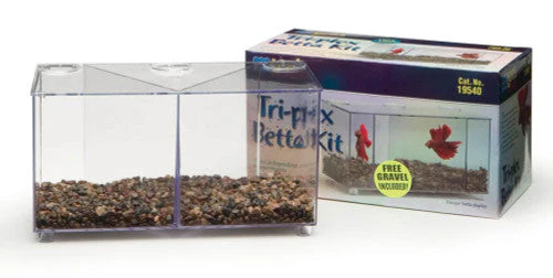 Lees Triplex Betta Tank Clear 24 oz - Image 2