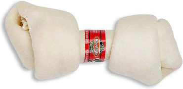 Lennox Knotted Bone Dog Treat Natural 9-10in - Image 2