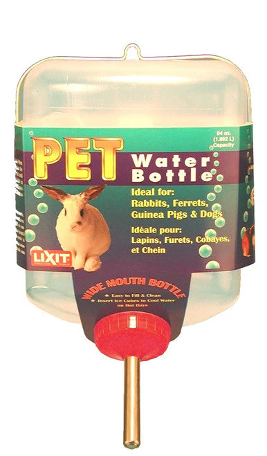 Lixit Square Opaque Water Bottle Rabbit White, Purple - Image 2