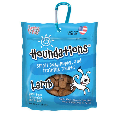 Loving Pets Houndations Small Dog & Puppy Training Treats Lamb 4oz - Image 2