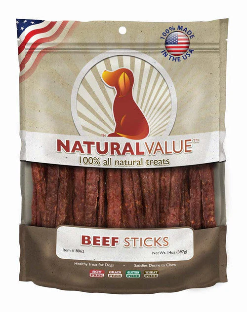 Loving Pets Natural Value Sticks Dog Treats Beef 14oz - Image 2