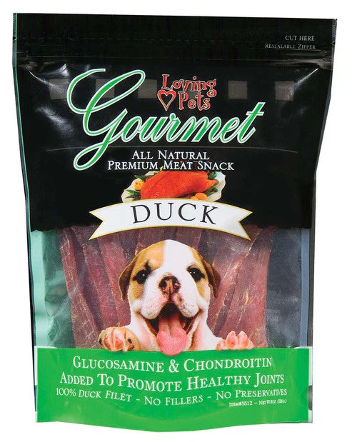 Loving Pets Gourmet Duck Filet Strips Dog Treats 6oz - Image 2