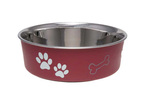 Loving Pets Classic Dog Bowl Merlot MD - Image 2