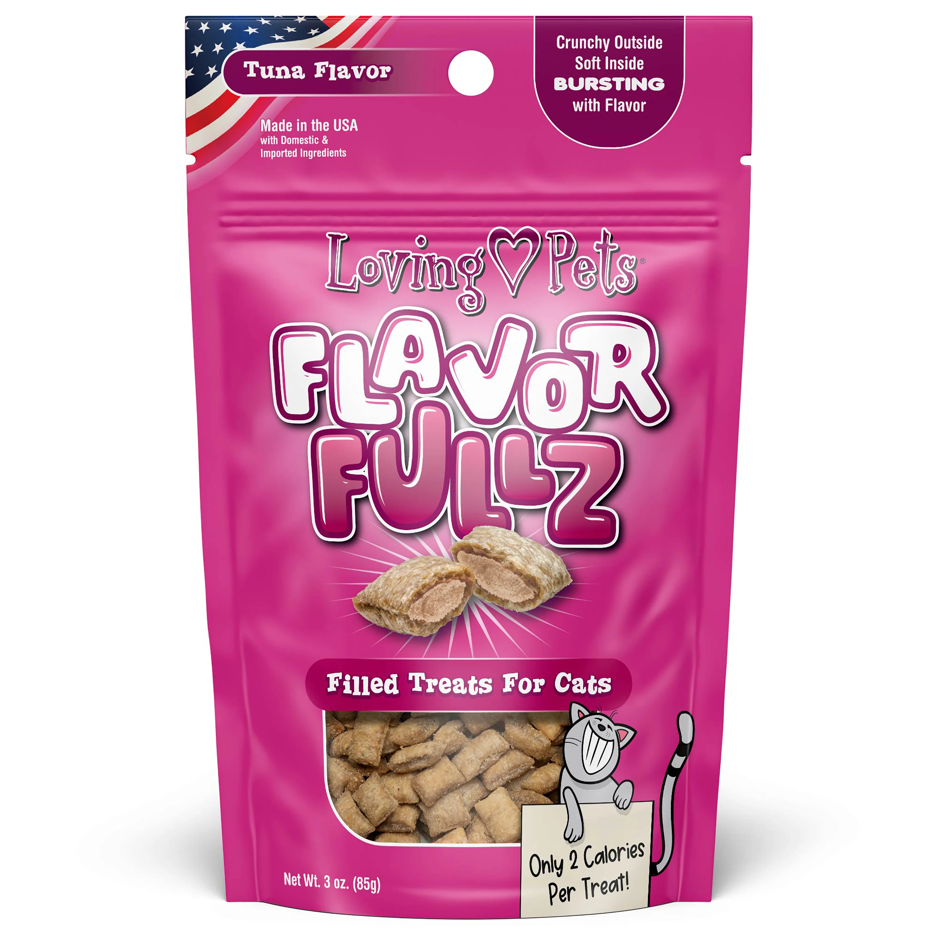 Loving Pets Flavorfullz Filled Cat Treats Tuna 3 oz