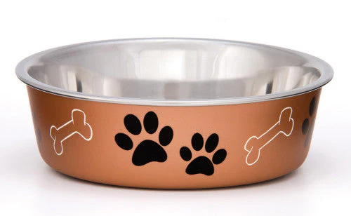 Loving Pets Metallic Dog Bowl Copper SM - Image 2